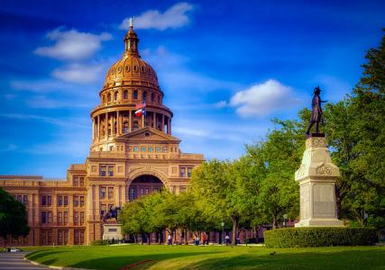 Texas Capitol from a distance