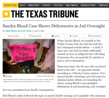 Sandra Bland Case Shows Deficiencies in Jail Oversight