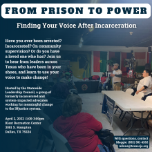 Formerly Incarcerated Leaders to Gather for Community-Building Event in Dallas